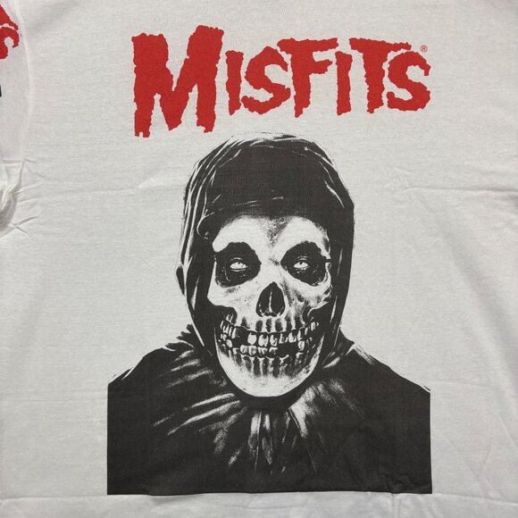 Misfits White Horror Punk T-Shirt Size 2XL - Picture 2 of 4